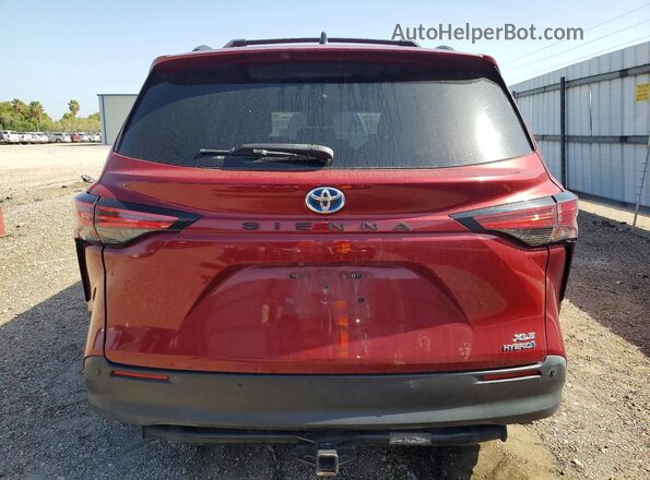 5TDYRKEC1NS087550 2022 TOYOTA SIENNA Maroon Հետևի տեսք