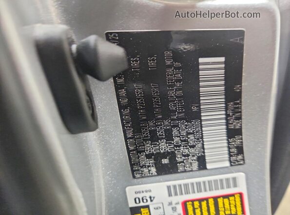 5TDYRKEC1SS260060 2025 TOYOTA SIENNA Silver Вид наклейки з VIN-кодом