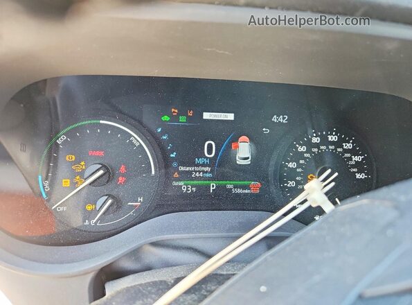 5TDYRKEC1TS304575 2026 TOYOTA SIENNA Black Widok zestawu wskaźników