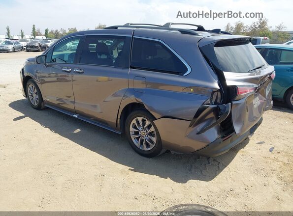 5TDYRKEC2MS013746 2021 TOYOTA SIENNA Gray Задня ліва чверть