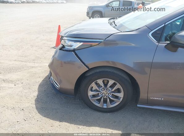 5TDYRKEC2MS013746 2021 TOYOTA SIENNA Gray 