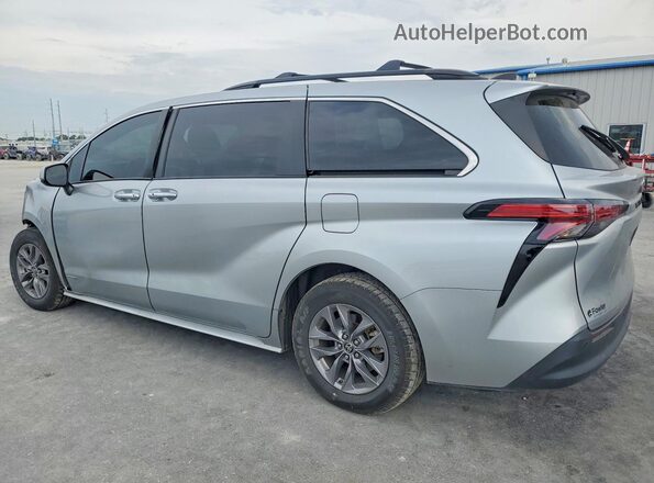 5TDYRKEC2MS029218 2021 TOYOTA SIENNA Silver Trasero izquierdo