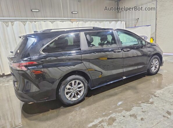 5TDYRKEC2SS255420 2025 TOYOTA SIENNA Black უკანა მარჯვენა