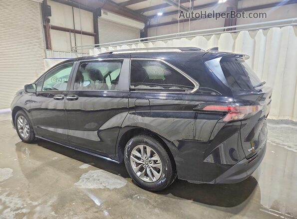 5TDYRKEC2SS255420 2025 TOYOTA SIENNA Black უკანა მარცხენა