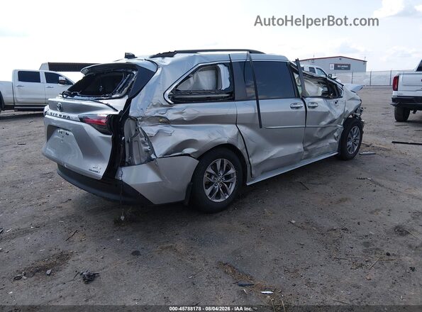 5TDYRKEC3MS040602 2021 TOYOTA SIENNA Silver Հետևի աջ