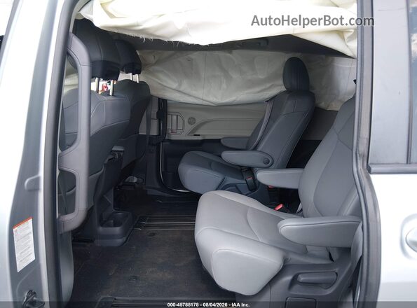 5TDYRKEC3MS040602 2021 TOYOTA SIENNA Silver VIN կոդի պիտակի տեսք