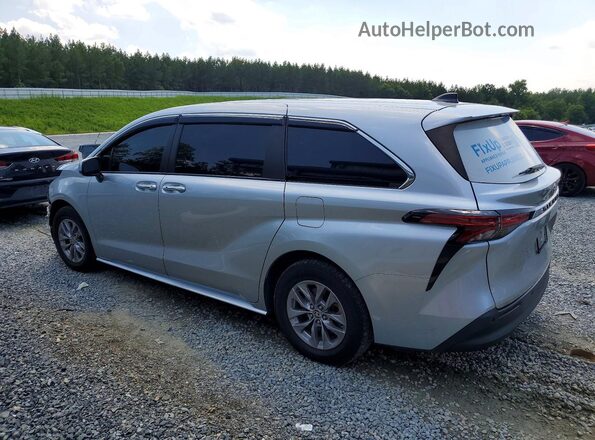 5TDYRKEC3NS092846 2022 TOYOTA SIENNA Silver უკანა მარცხენა
