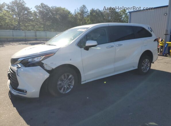 5TDYRKEC4MS015448 2021 TOYOTA SIENNA White Vista interior de 360 grados