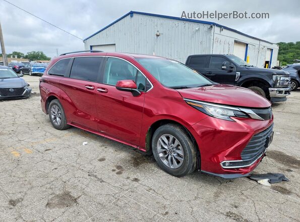 5TDYRKEC4PS161840 2023 TOYOTA SIENNA Красный Вид спереди