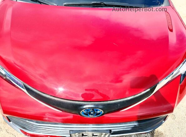 5TDYRKEC4PS161840 2023 TOYOTA SIENNA Красный Вид наклейки с VIN-кодом