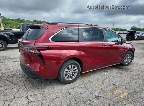 5TDYRKEC4PS161840 2023 TOYOTA SIENNA Красный 