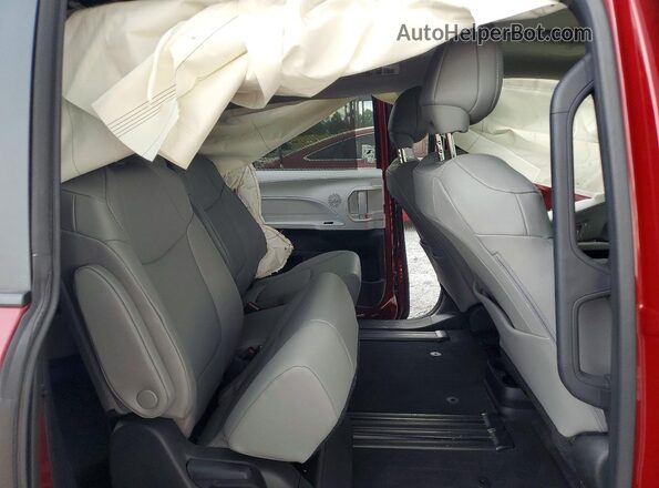 5TDYRKEC4SS257007 2025 TOYOTA SIENNA Бордовый Вид задней части салона