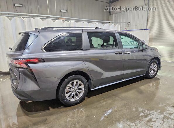 5TDYRKEC4SS259873 2025 TOYOTA SIENNA Gray უკანა მარჯვენა