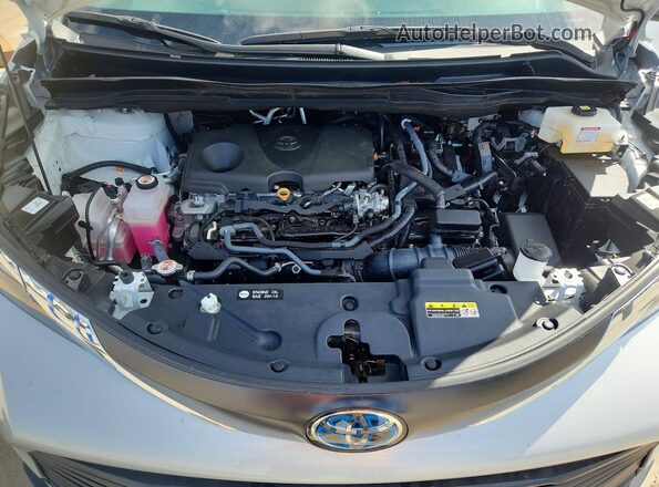 5TDYRKEC4SS269335 2025 TOYOTA SIENNA White Սալոնի հետևի տեսք