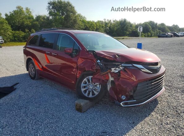 5TDYRKEC5NS077782 2022 TOYOTA SIENNA Red Առջևի աջ