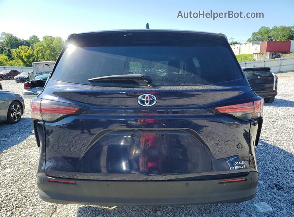5TDYRKEC5NS126589 2022 TOYOTA SIENNA Blue Vista trasera
