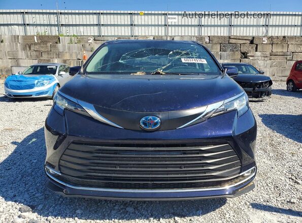5TDYRKEC5NS126589 2022 TOYOTA SIENNA Blue Vista frontal