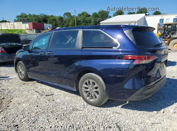 5TDYRKEC5NS126589 2022 TOYOTA SIENNA Blue Trasero izquierdo
