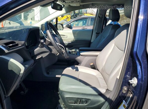 5TDYRKEC5NS126589 2022 TOYOTA SIENNA Blue Vista interior delantera