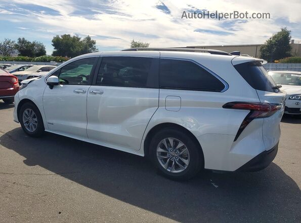 5TDYRKEC6MS042280 2021 TOYOTA SIENNA White უკანა მარცხენა