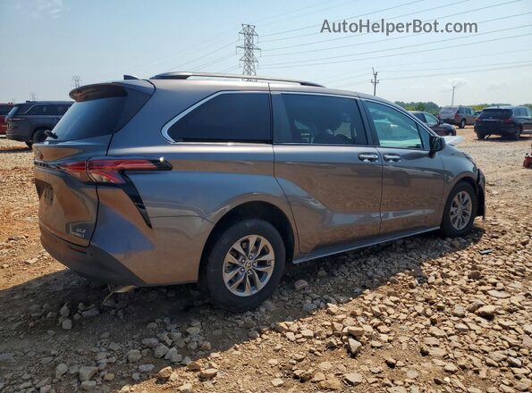 5TDYRKEC6NS101944 2022 TOYOTA SIENNA Серый Задняя правая четверть