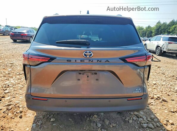 5TDYRKEC6NS101944 2022 TOYOTA SIENNA Серый Вид сзади