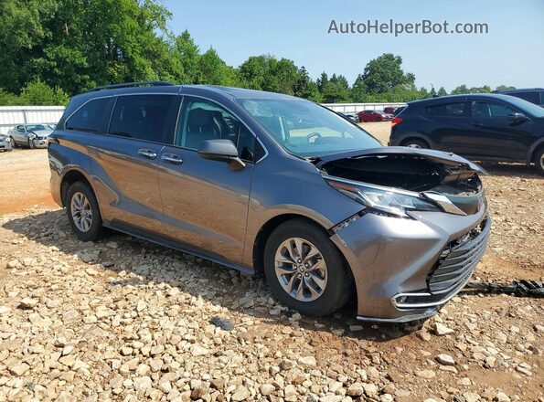 5TDYRKEC6NS101944 2022 TOYOTA SIENNA Серый Передняя правая четверть
