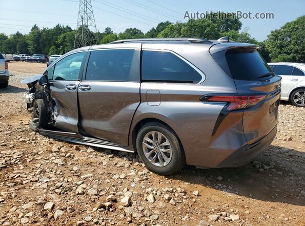 5TDYRKEC6NS101944 2022 TOYOTA SIENNA Серый Задняя левая четверть