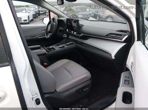 5TDYRKEC7SS238533 2025 TOYOTA SIENNA White წინა სალონის ხედი