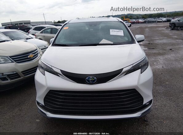 5TDYRKEC7SS238533 2025 TOYOTA SIENNA White ხელსაწყოთა პანელის ხედი