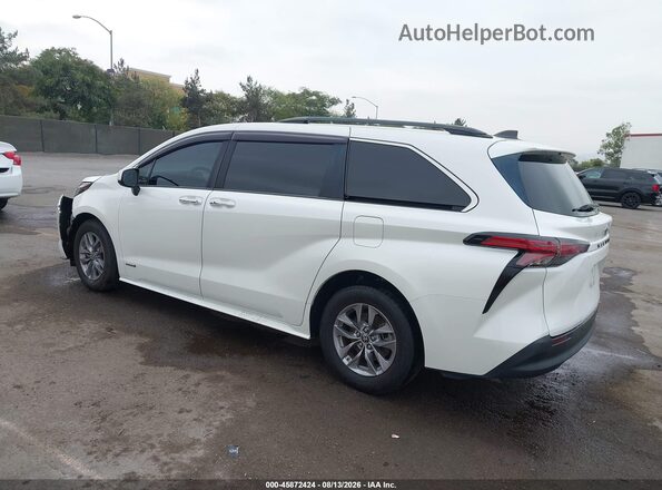 5TDYRKEC8MS007899 2021 TOYOTA SIENNA White Հետևի ձախ