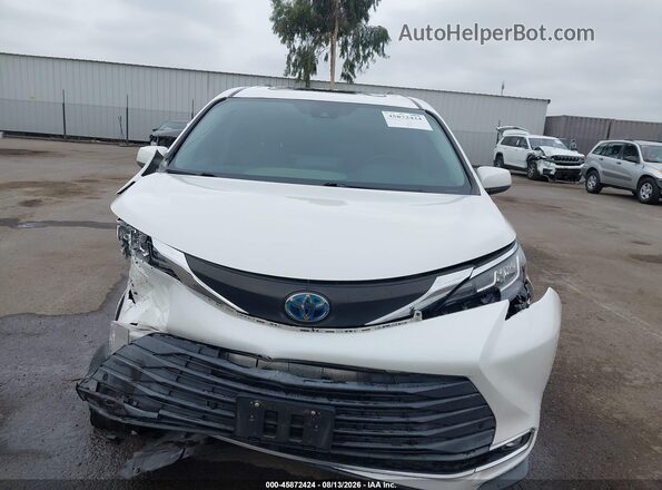 5TDYRKEC8MS007899 2021 TOYOTA SIENNA White Սարքավորումների վահանակի տեսք