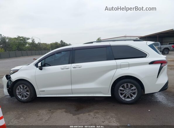 5TDYRKEC8MS007899 2021 TOYOTA SIENNA White Սալոնի 360 աստիճան տեսք