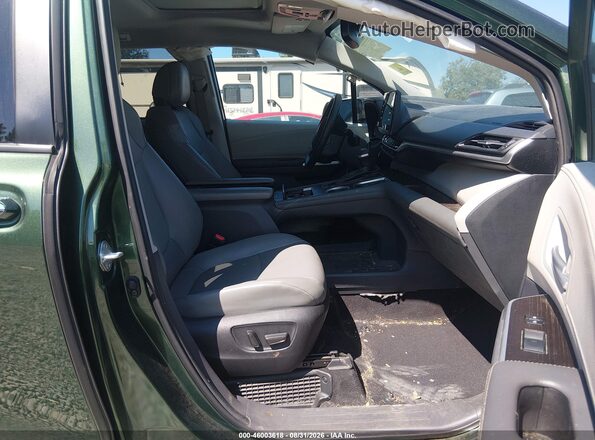 5TDYRKEC8NS127994 2022 TOYOTA SIENNA Green წინა სალონის ხედი