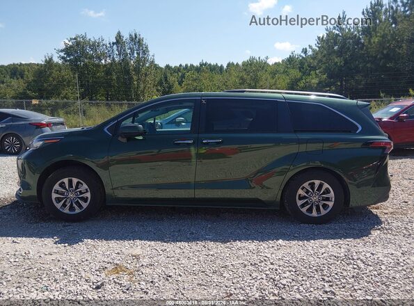 5TDYRKEC8NS127994 2022 TOYOTA SIENNA Green სალონის 360-გრადუსიანი ხედი