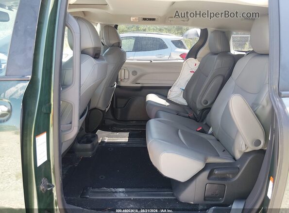 5TDYRKEC8NS127994 2022 TOYOTA SIENNA Green VIN კოდის სტიკერის ხედი