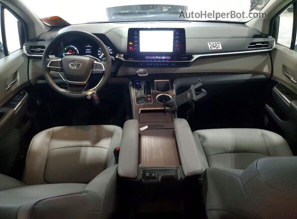 5TDYRKEC8RS217474 2024 TOYOTA SIENNA White Առջևի վահանակի տեսք