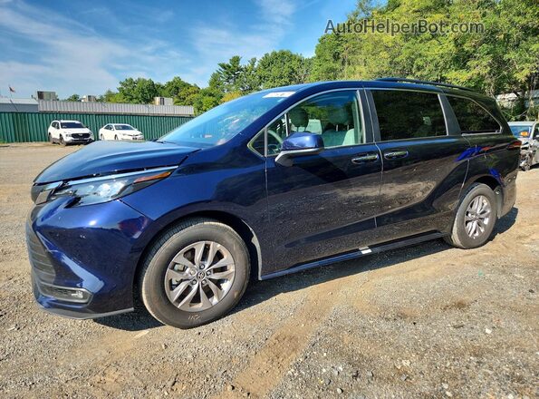 5TDYRKEC8TS327383 2026 TOYOTA SIENNA Blue Trasero izquierdo