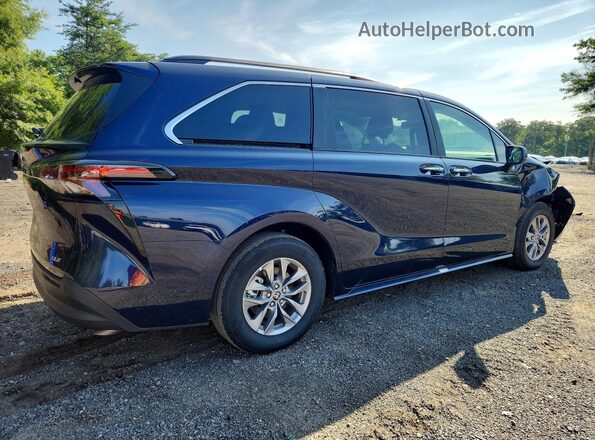 5TDYRKEC8TS327383 2026 TOYOTA SIENNA Blue Vista frontal