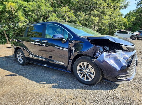 5TDYRKEC8TS327383 2026 TOYOTA SIENNA Blue Vista interior delantera