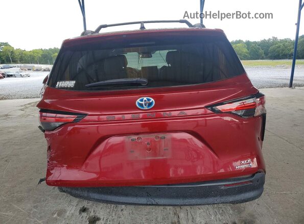 5TDYRKEC9MS009581 2021 TOYOTA SIENNA Бордовый Вид сзади
