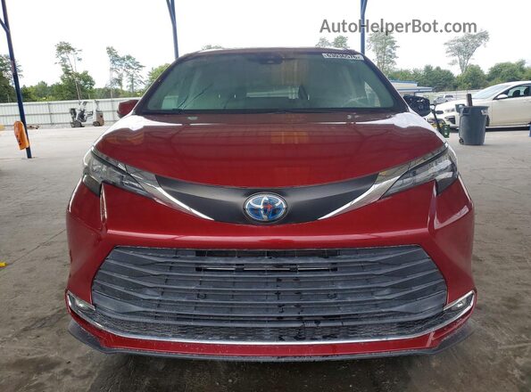 5TDYRKEC9MS009581 2021 TOYOTA SIENNA Бордовый Вид спереди