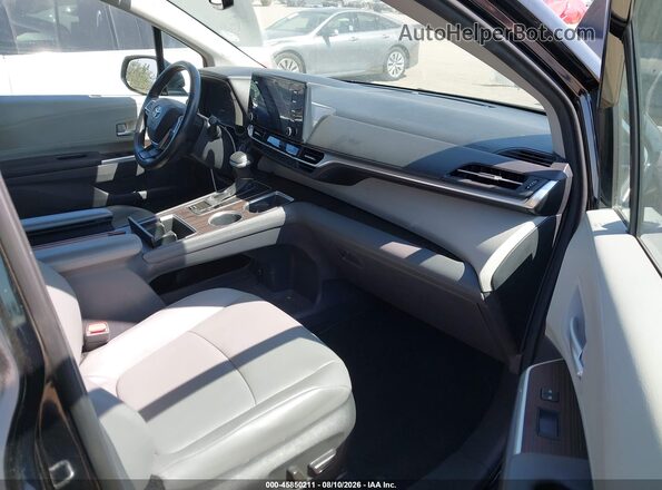 5TDYRKEC9PS174065 2023 TOYOTA SIENNA Black Widok wnętrza z przodu