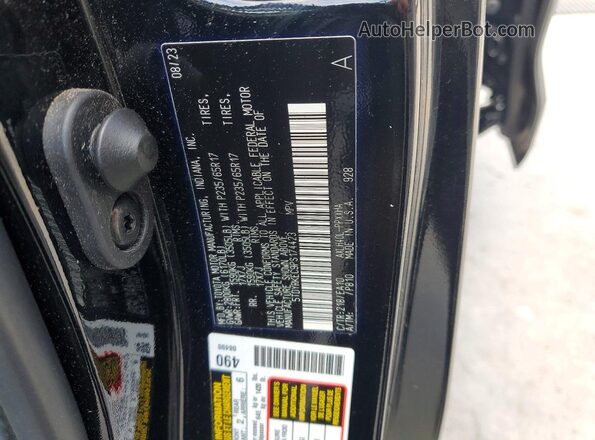 5TDYRKEC9PS174423 2023 TOYOTA SIENNA Черный Вид наклейки с VIN-кодом