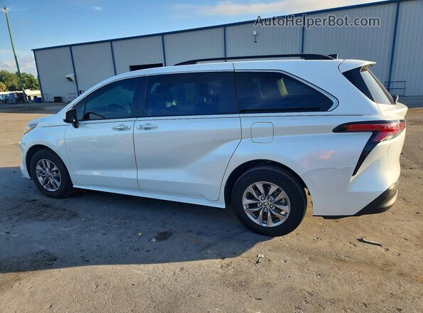 5TDYRKECXNS104894 2022 TOYOTA SIENNA Белый Задняя левая четверть