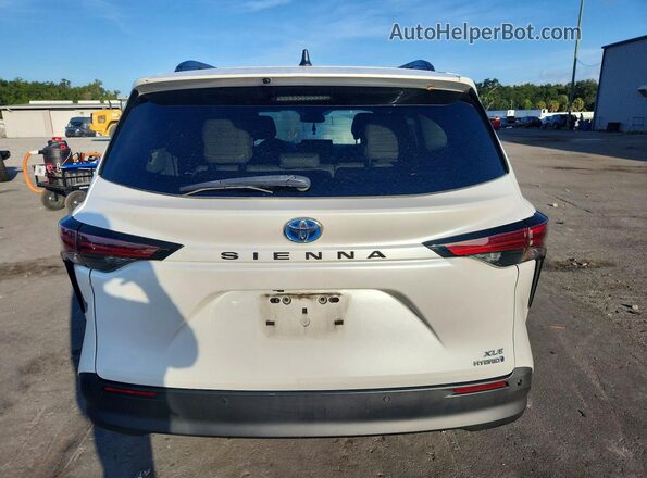 5TDYRKECXNS104894 2022 TOYOTA SIENNA Белый Вид сзади