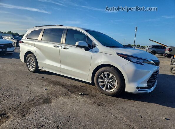 5TDYRKECXNS104894 2022 TOYOTA SIENNA Белый Передняя правая четверть