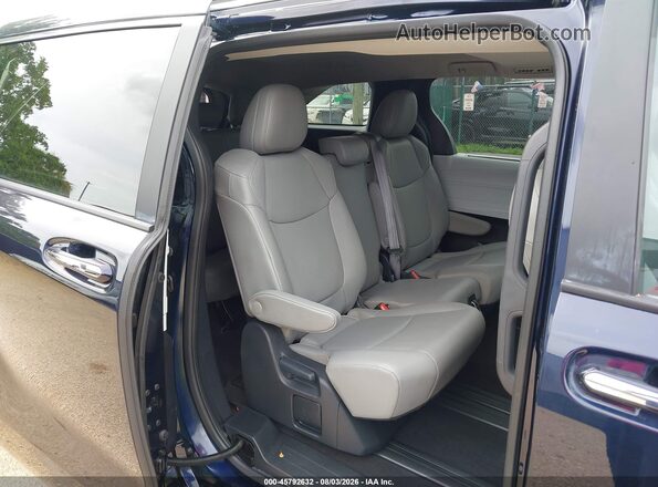 5TDYRKECXSS245380 2025 TOYOTA SIENNA Blue Вид наклейки з VIN-кодом