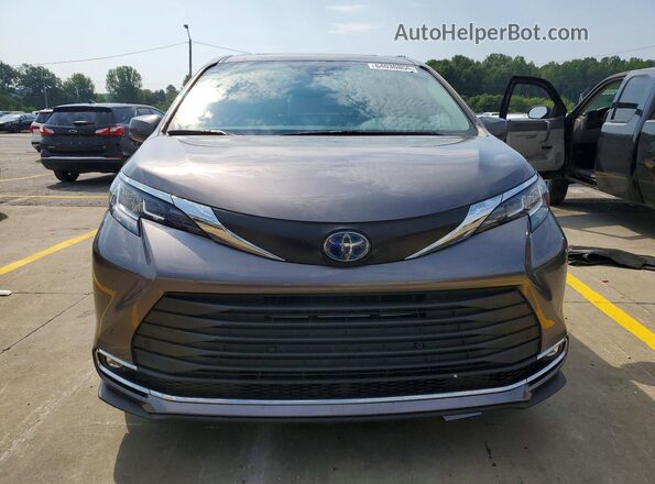 5TDYSKFC4PS082039 2023 TOYOTA SIENNA Gray Դիմացի տեսք