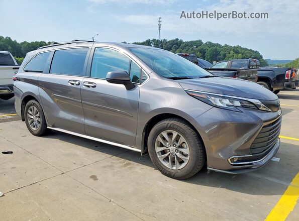 5TDYSKFC4PS082039 2023 TOYOTA SIENNA Gray Առջևի աջ